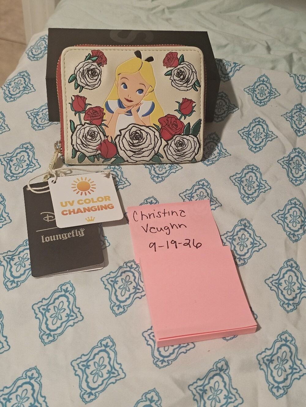 NWT! Loungefly Disney's Alice In Wonderland Color Changing Wallet